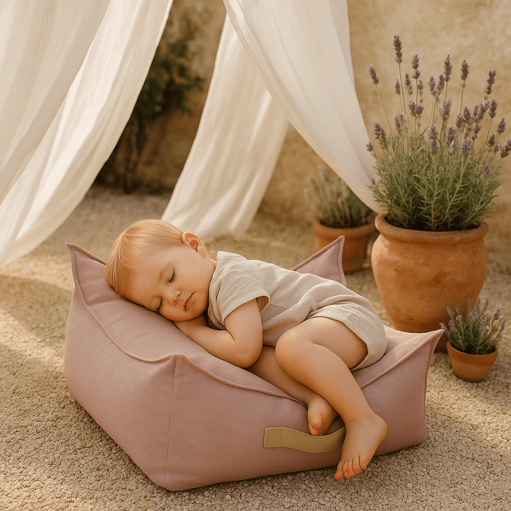 Meowbaby Kwadratowa Pufa dla Dziecka – Bean Bag do Domu i Ogrodu | Outzy