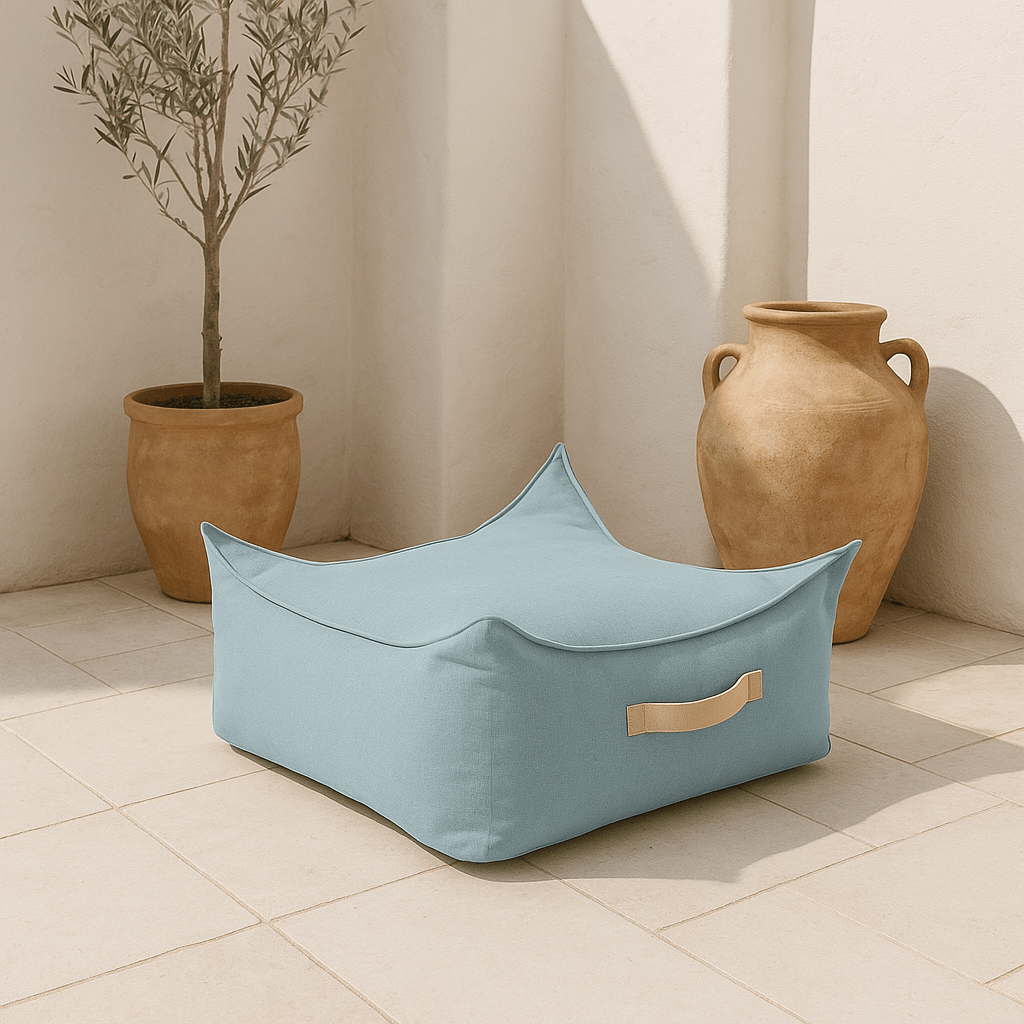 Meowbaby Kwadratowa Pufa dla Dziecka – Bean Bag do Domu i Ogrodu | Outzy