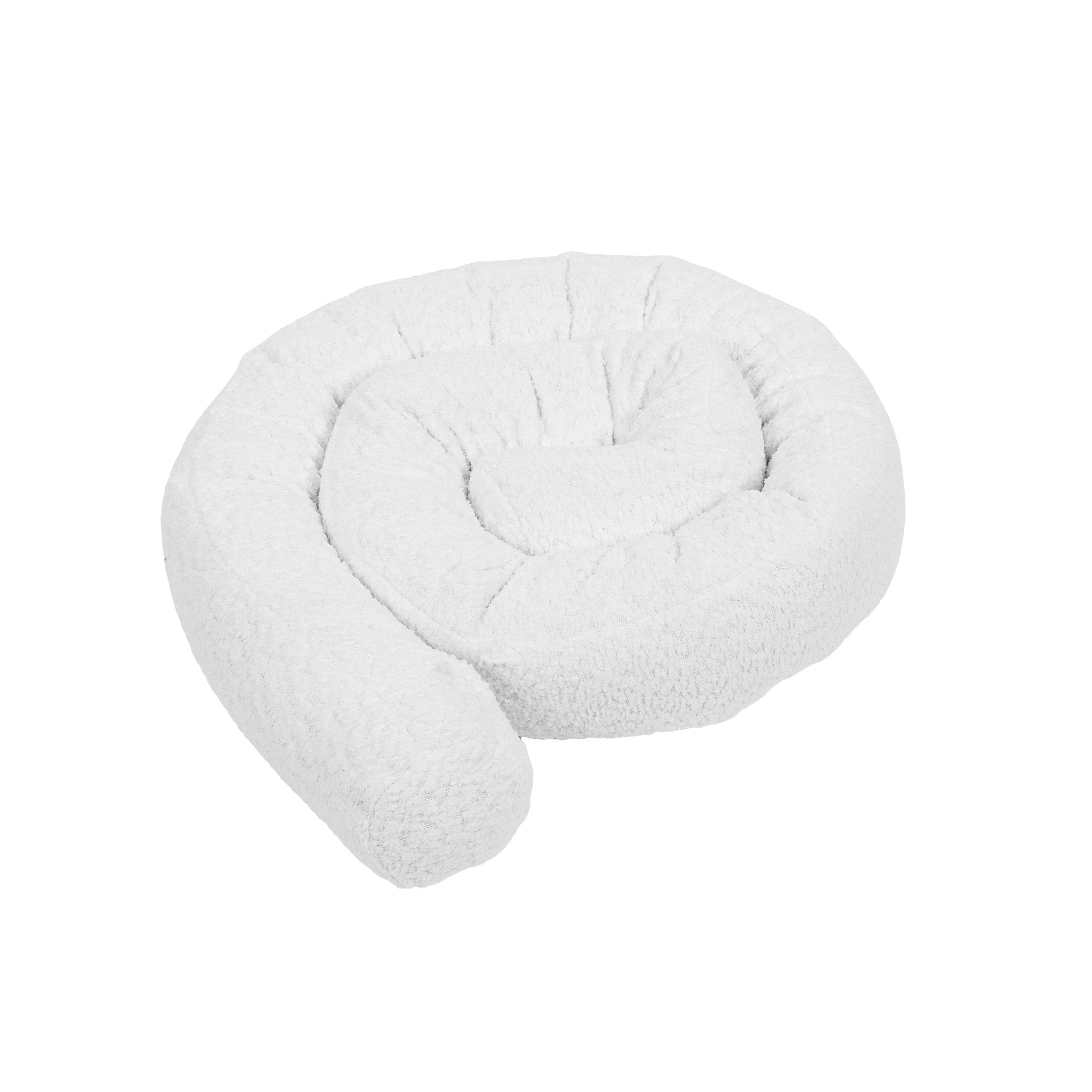 Meowbaby Ochraniacz Wałek dla Dziecka do Łóżeczka – Safe Roll | Boucle