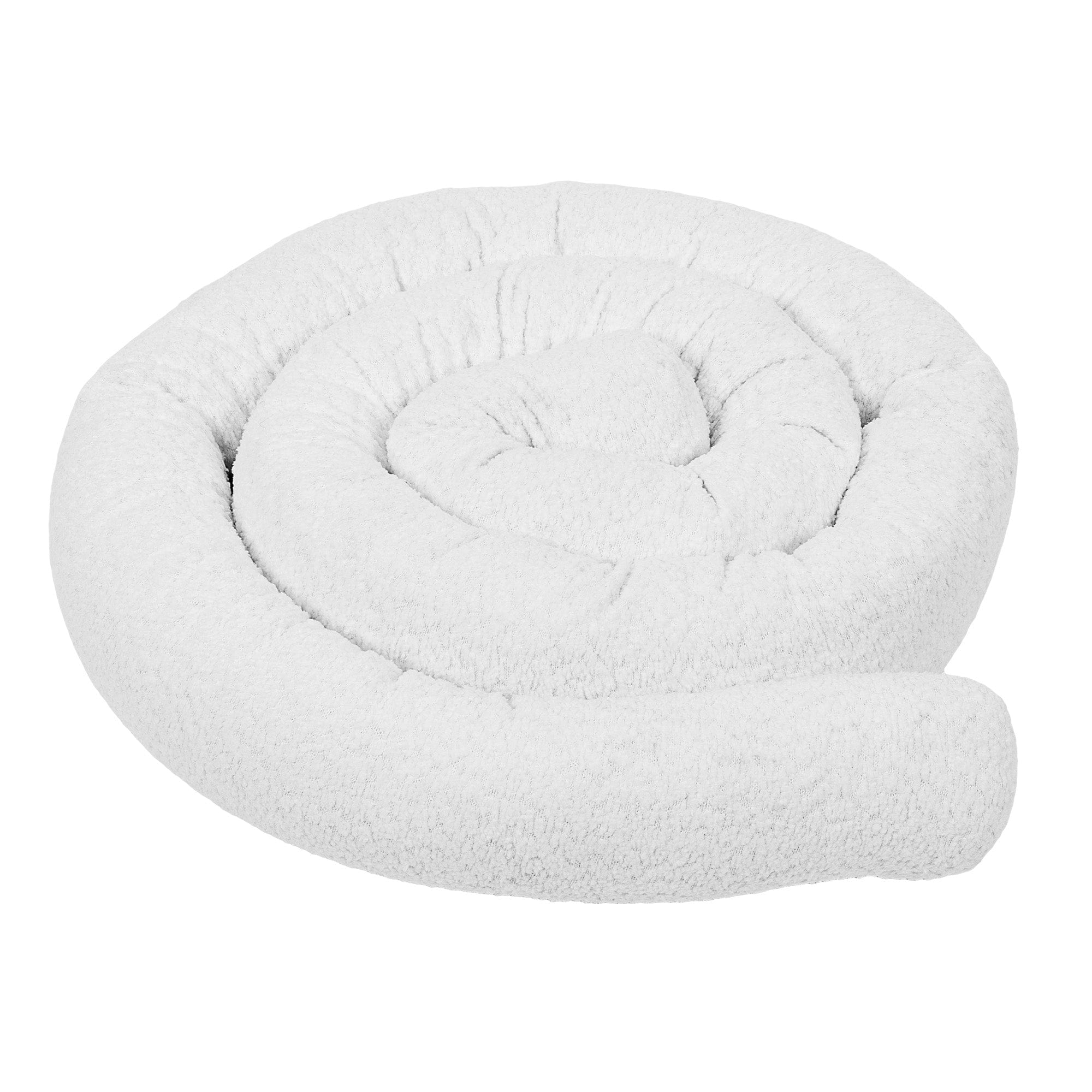 Meowbaby Ochraniacz Wałek dla Dziecka do Łóżeczka – Safe Roll | Boucle