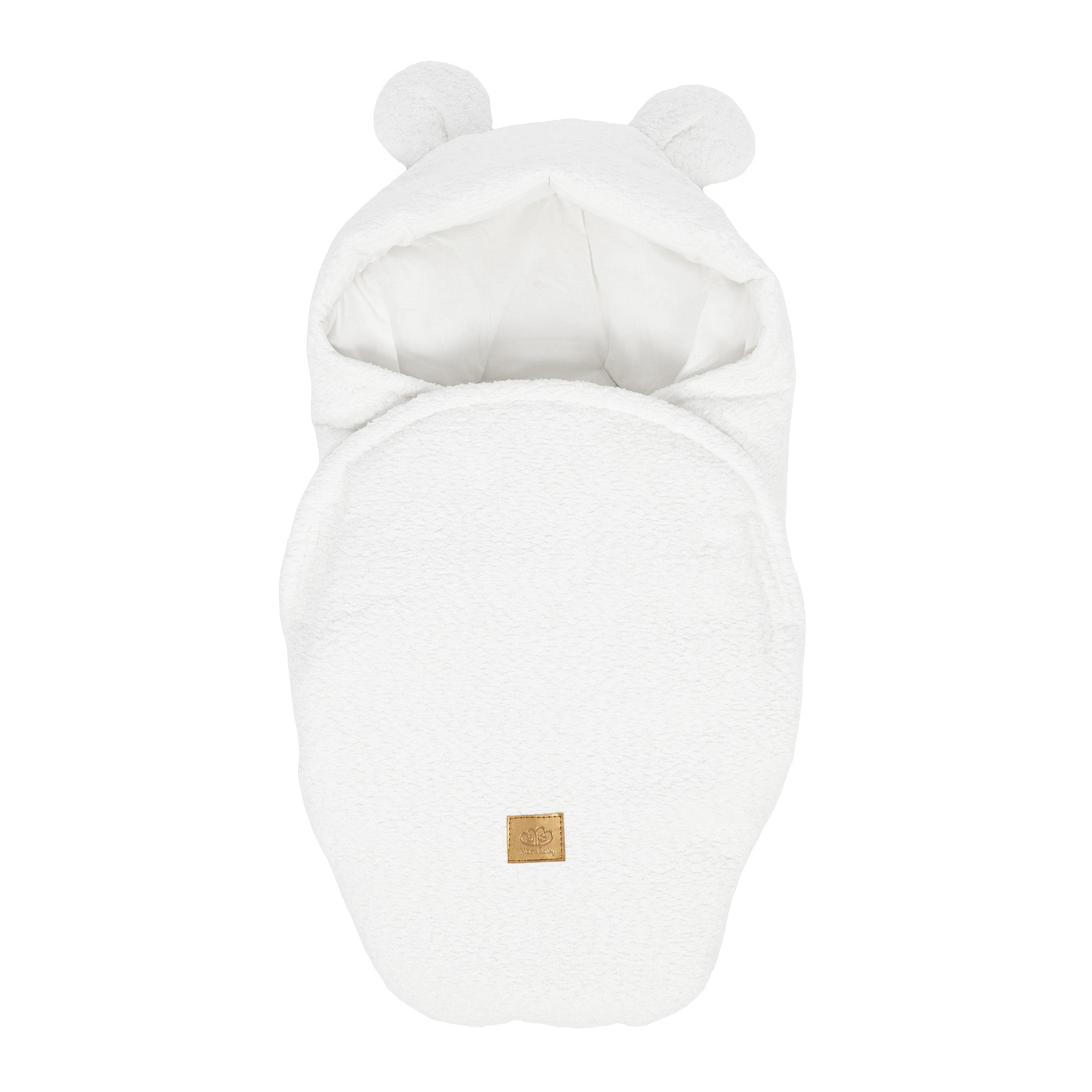 Meowbaby Otulacz dla Niemowlaka z Uszami Misia – Boucle
