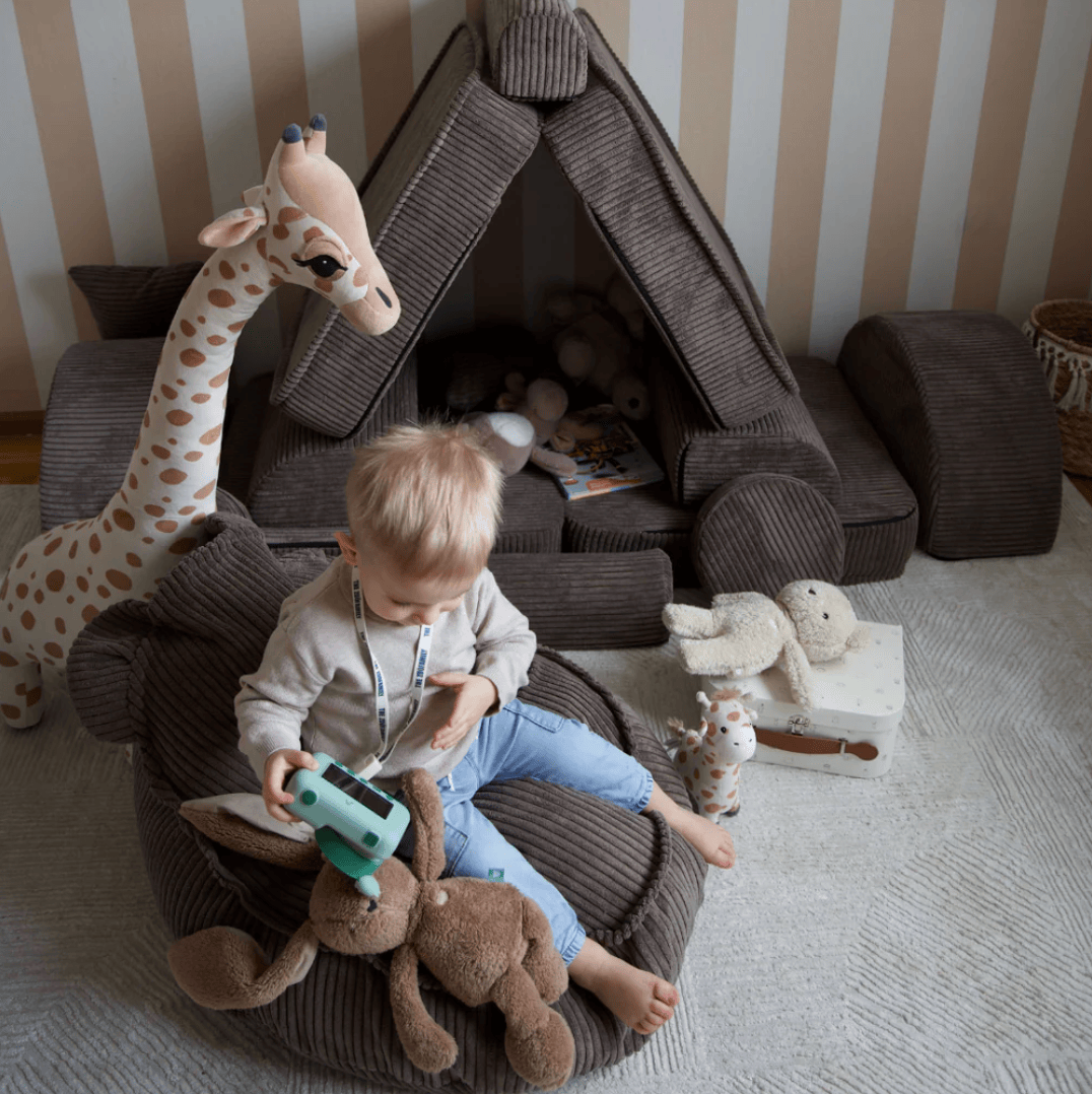 Meowbaby Pufa dla Dziecka - Sako Bag Teddy | Aesthetic