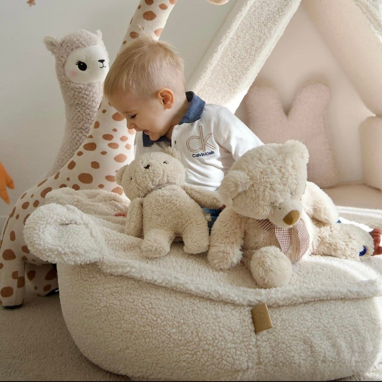Meowbaby Pufa dla Dziecka - Sako Bag Teddy | Bearly