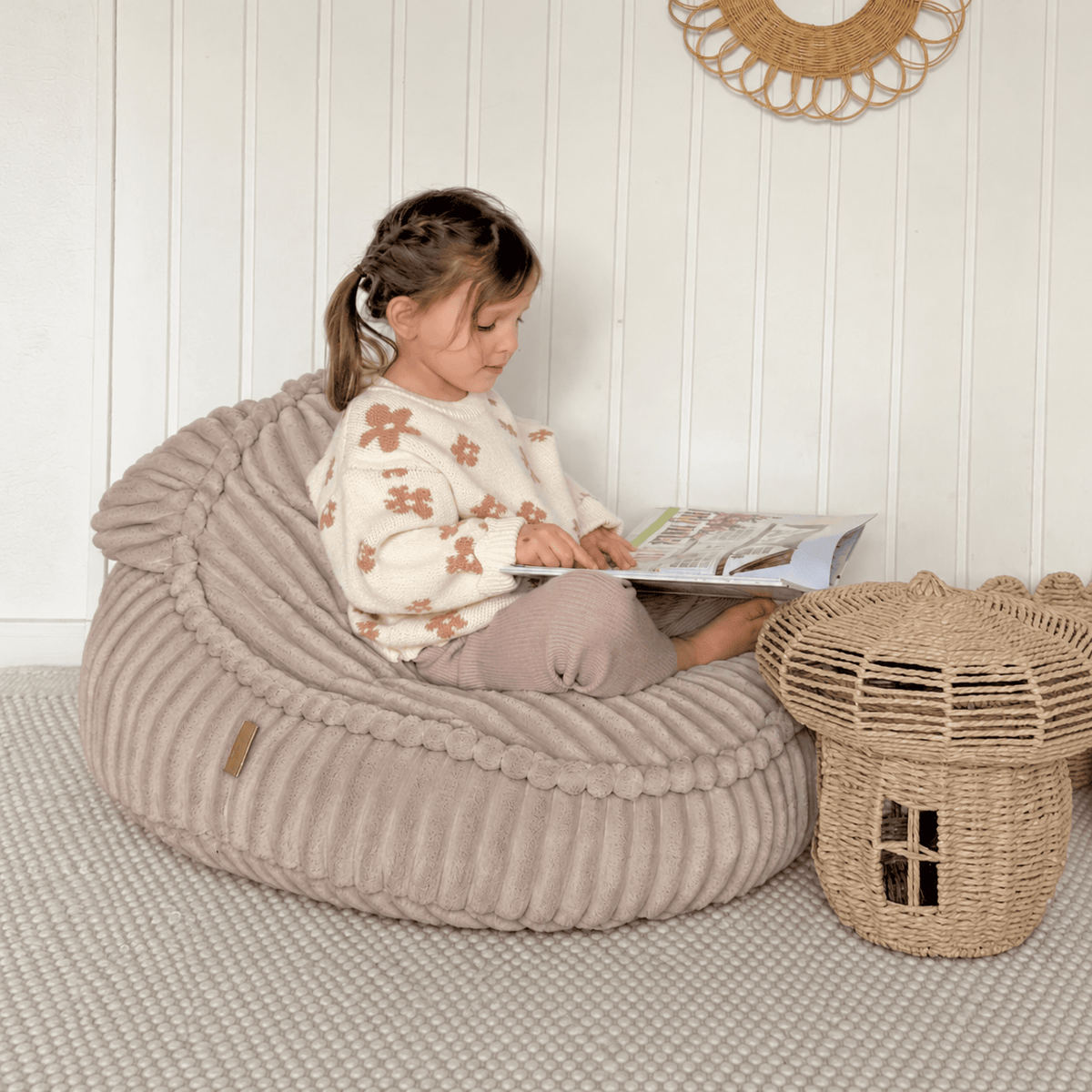 Meowbaby Pufa dla Dziecka - Sako Bag Teddy | Churros