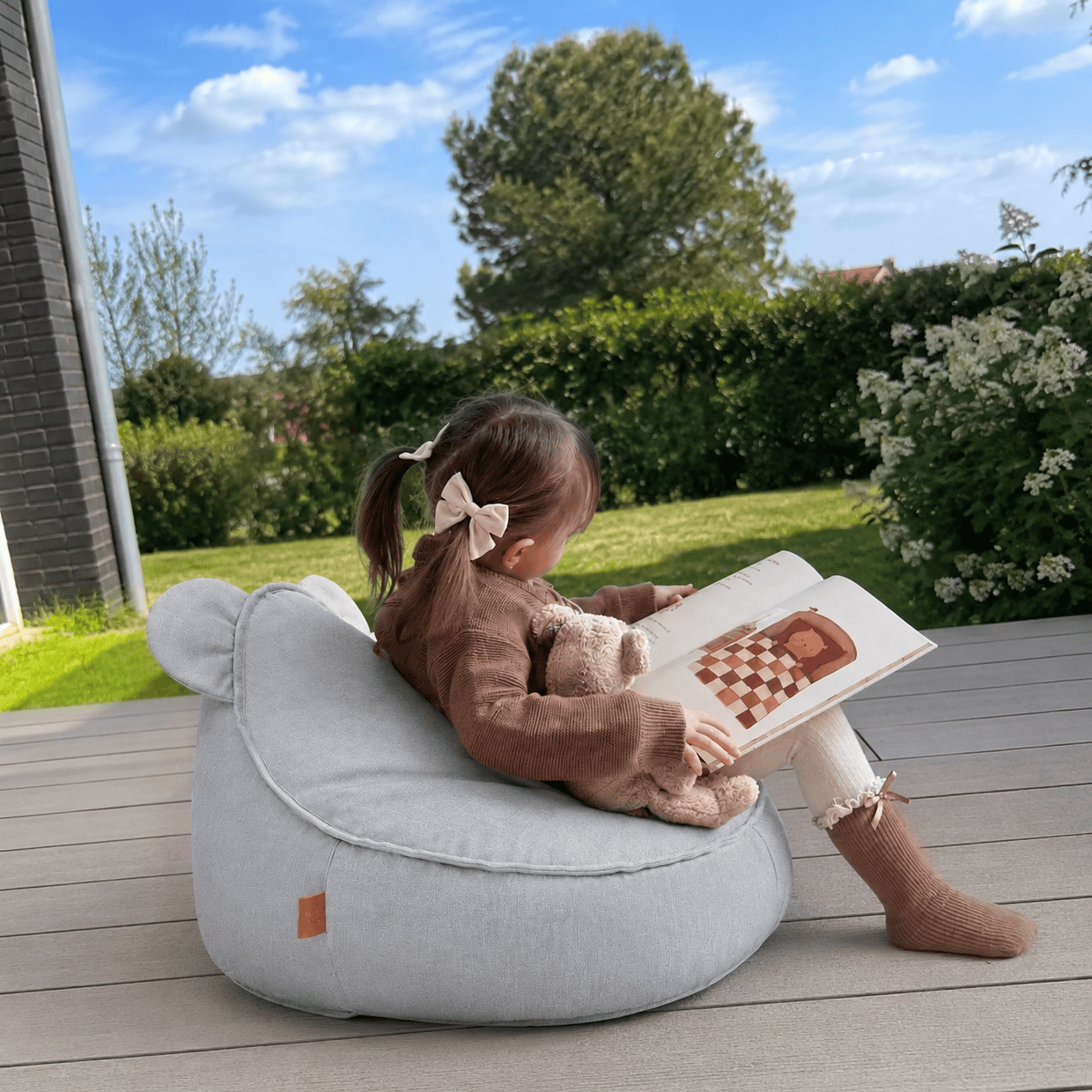 Meowbaby Pufa dla Dziecka – Sako Bag Teddy do Domu i Ogrodu | Outzy