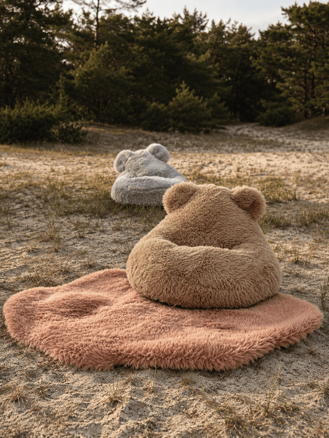 Meowbaby Pufa dla Dziecka - Sako Bag Teddy | Mammoth