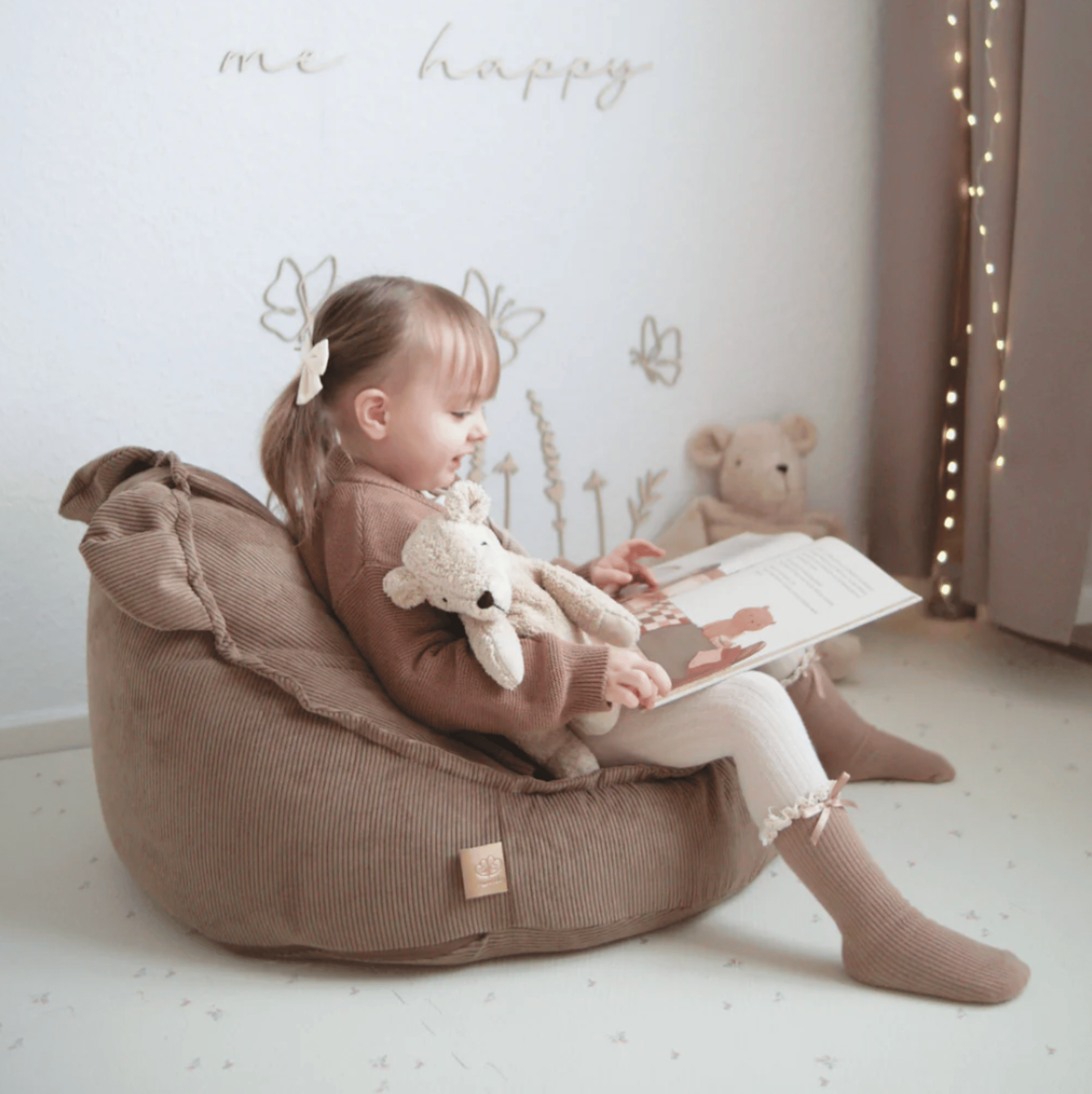 Meowbaby Pufa dla Dziecka - Sako Bag Teddy | Slimcord