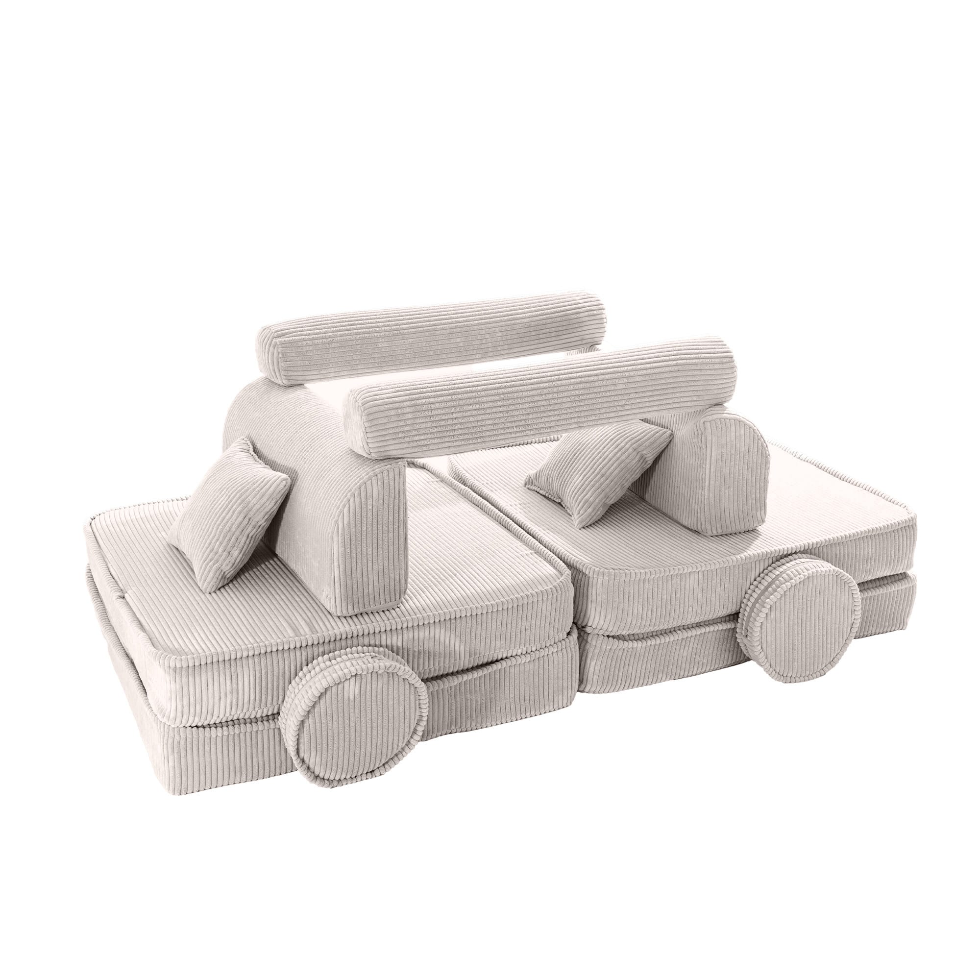 Meowbaby Sofa Modułowa dla Dziecka – 10 Elementów | Aesthetic