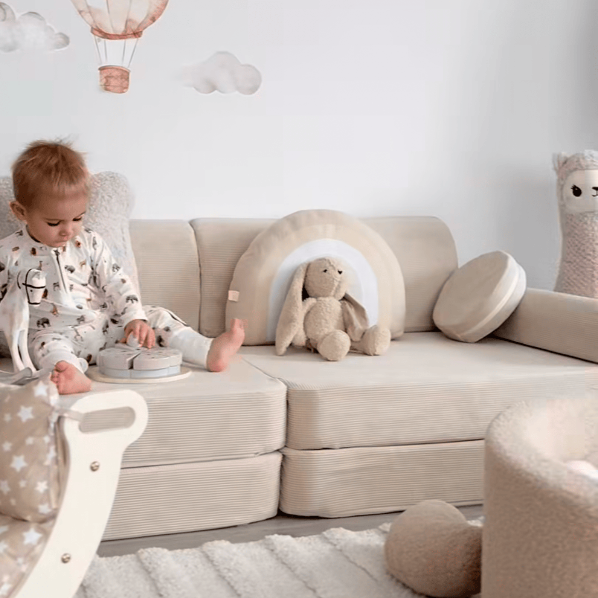 Meowbaby Sofa Modułowa dla Dziecka – 8 Elementów | Slimcord