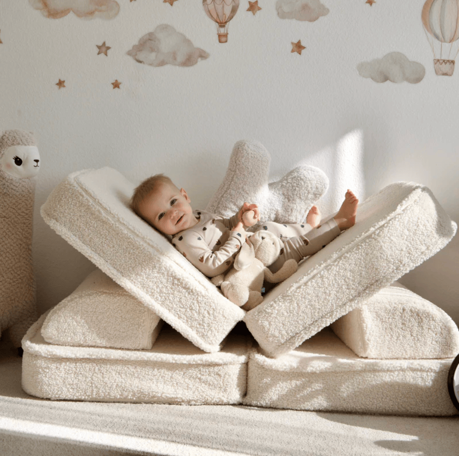 Meowbaby Sofa Modułowa dla Dziecka Basic - 4 Elementy | Bearly