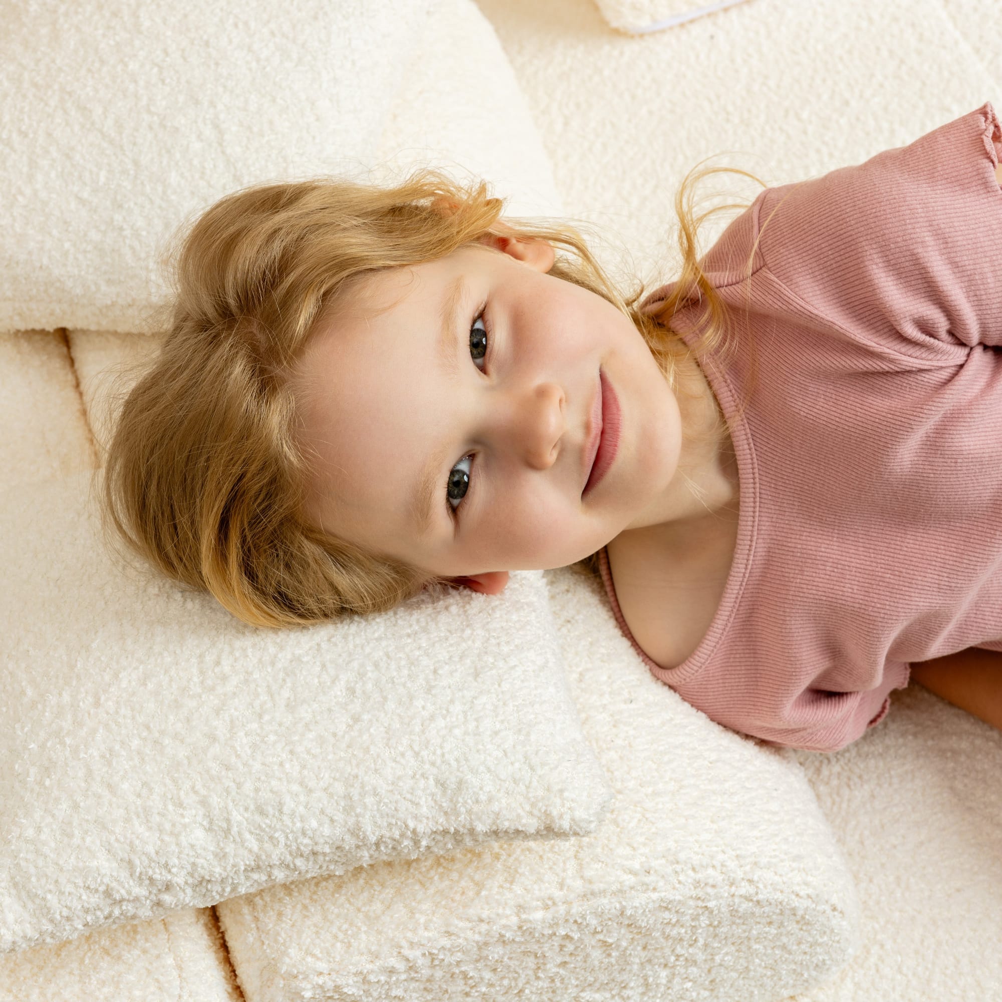 Meowbaby Sofa Modułowa dla Dziecka Basic - 4 Elementy | Boucle