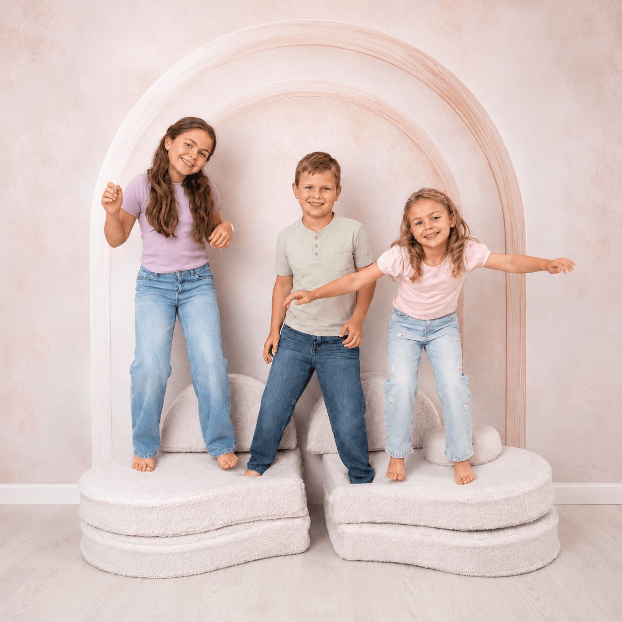 Meowbaby Sofa Modułowa dla Dziecka Coccolo  – 6 Elementów | Bearly
