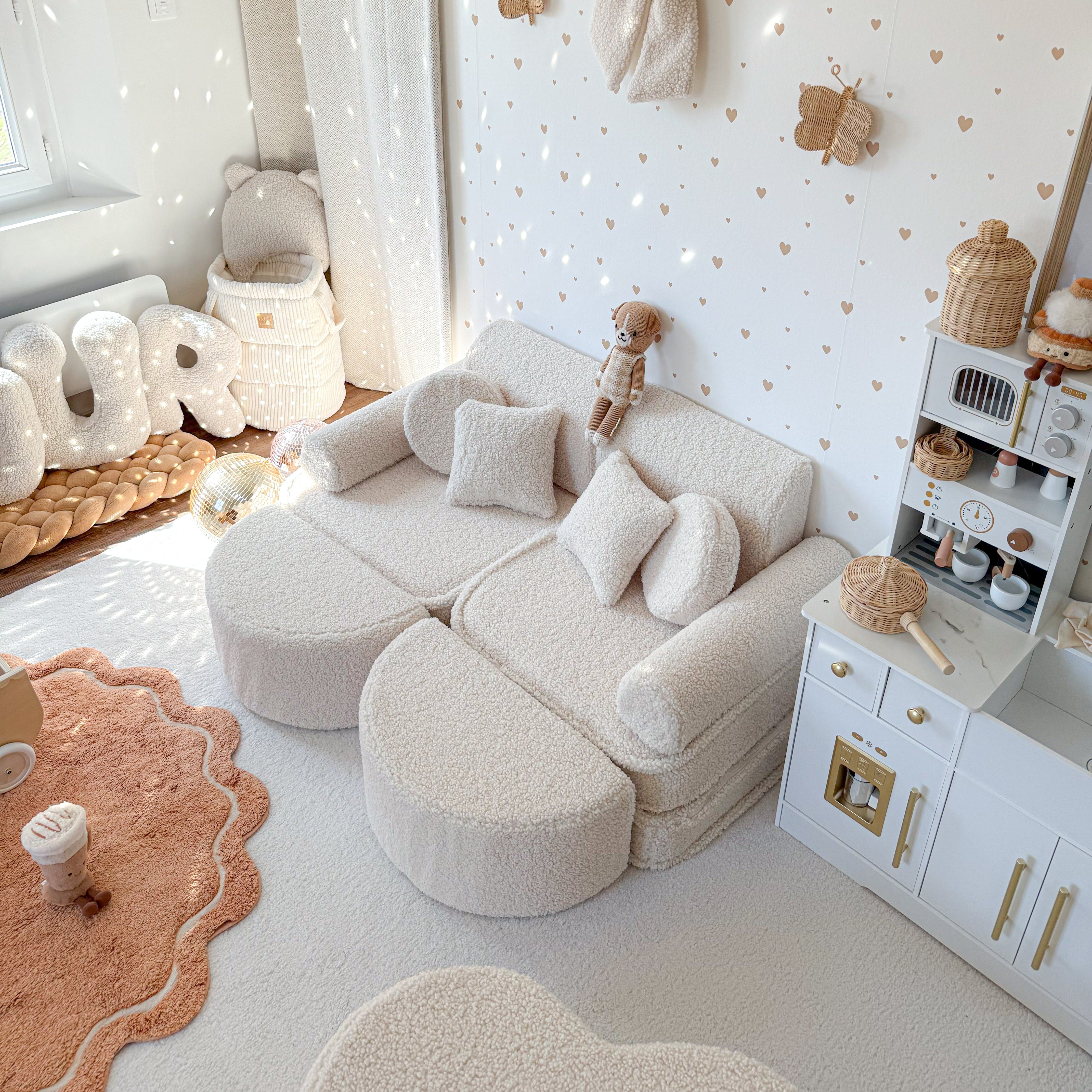 Meowbaby Sofa Modułowa dla Dziecka Max - 12 Elementów | Bearly