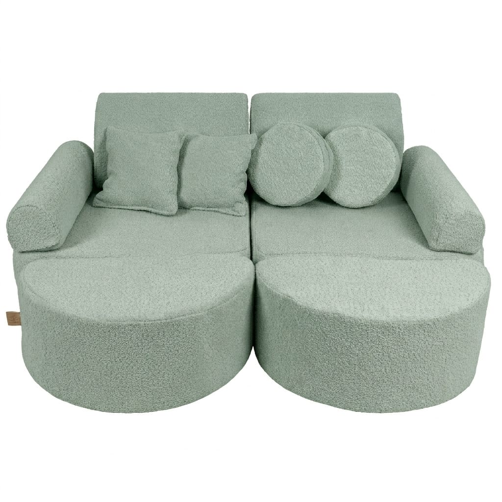 Meowbaby Sofa Modułowa dla Dziecka Max - 12 Elementów | Boucle