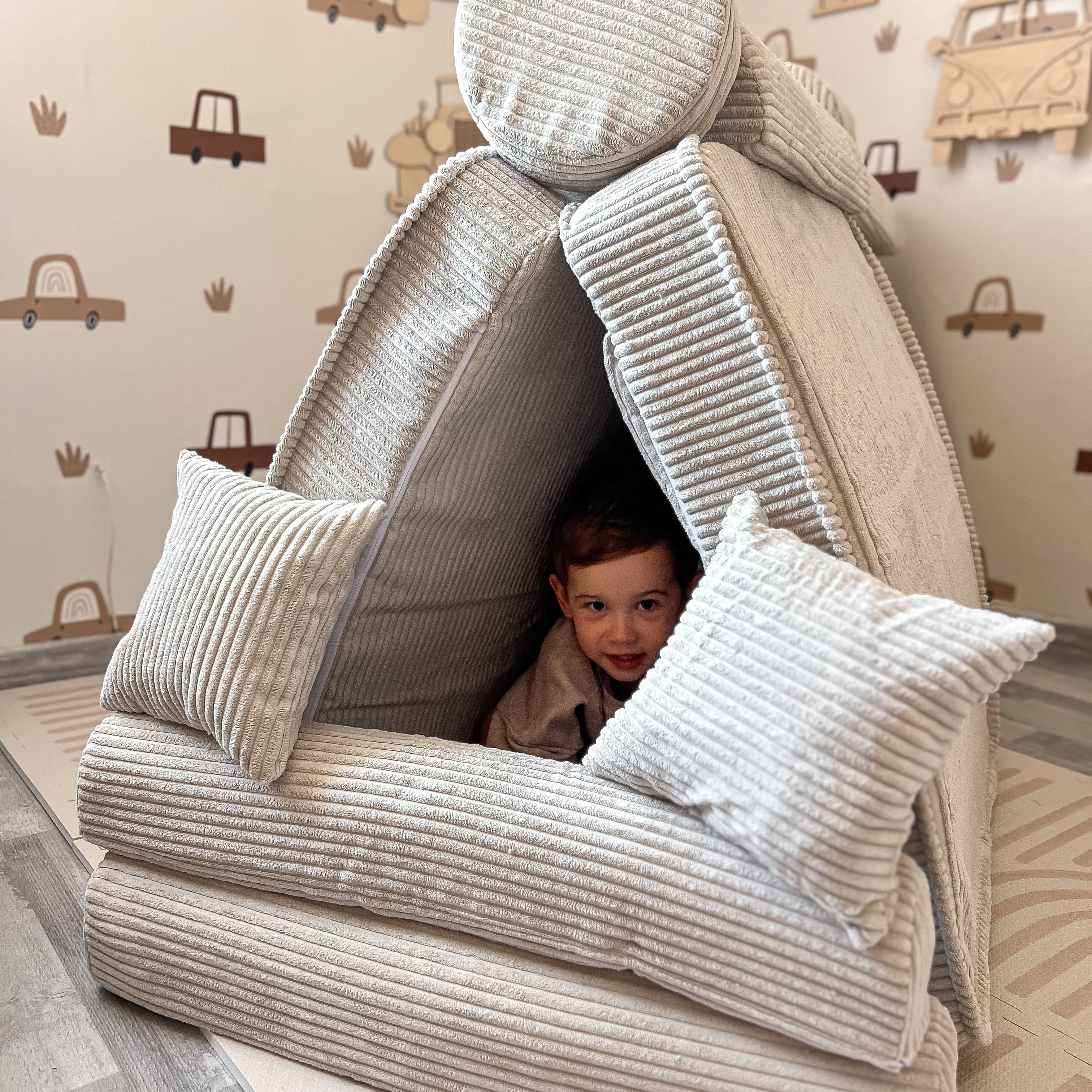 Meowbaby Sofa Modułowa dla Dziecka Plus - 10 Elementów | Aesthetic
