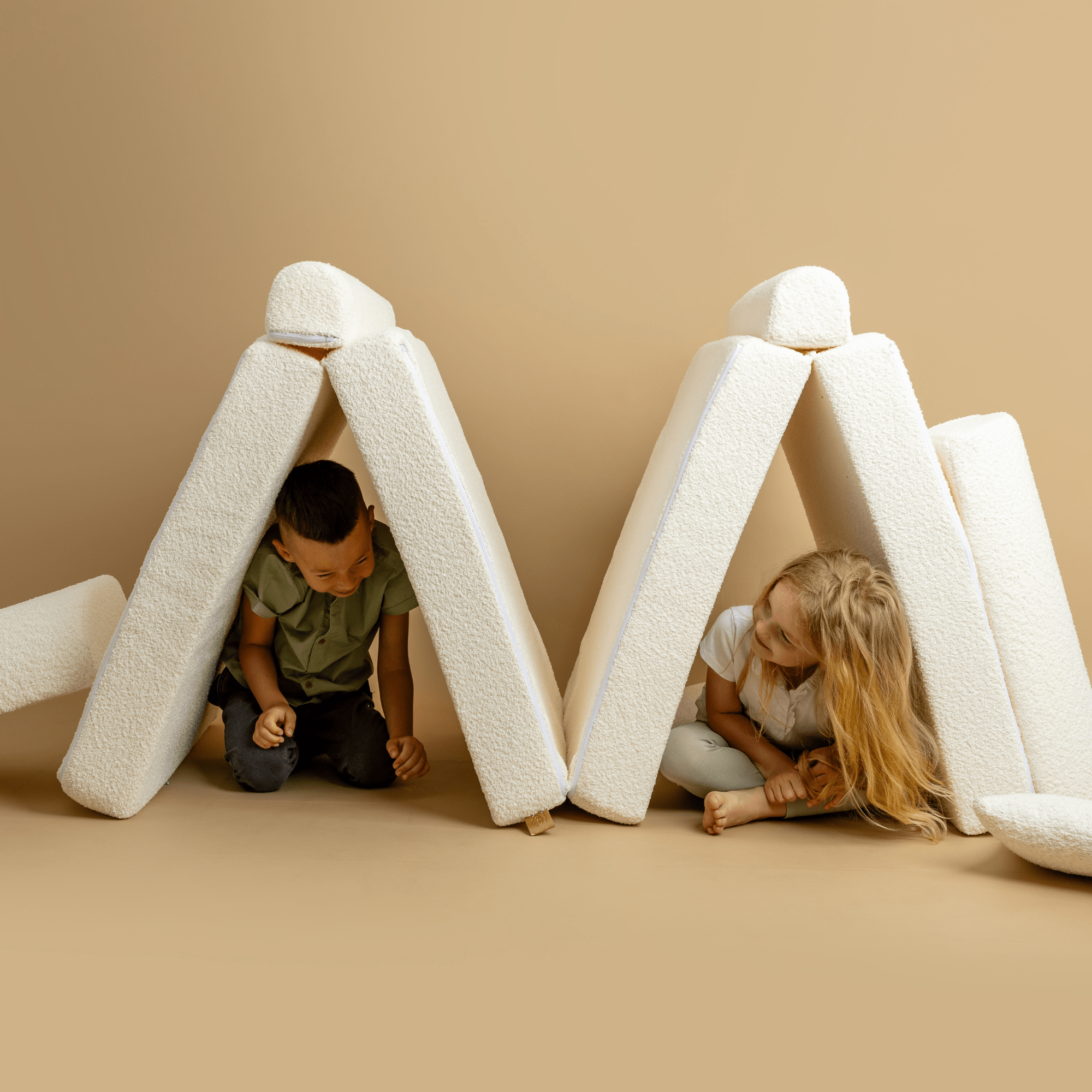 Meowbaby Sofa Modułowa dla Dziecka Plus - 10 Elementów | Boucle