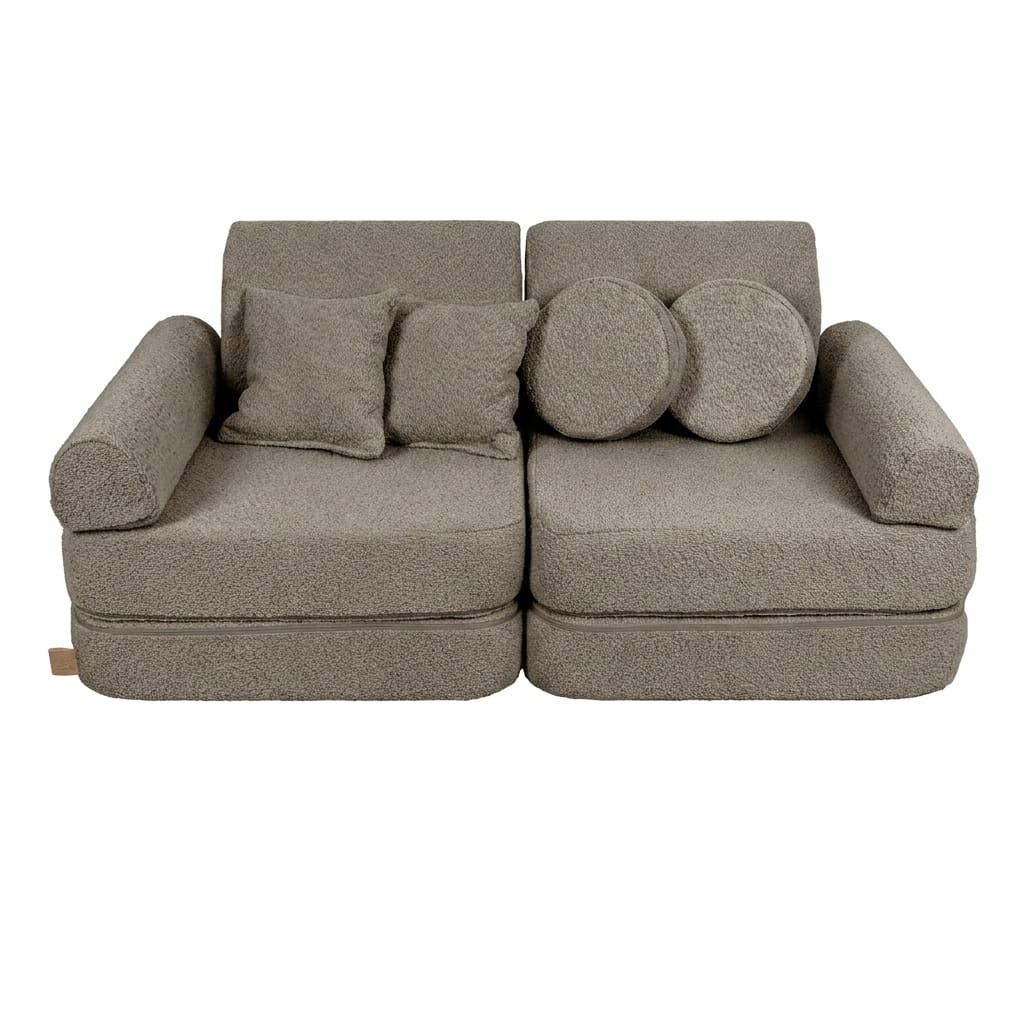 Meowbaby Sofa Modułowa dla Dziecka Plus - 10 Elementów | Boucle